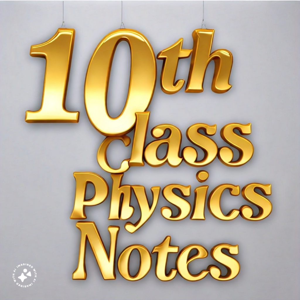 10th Class Physics Notes