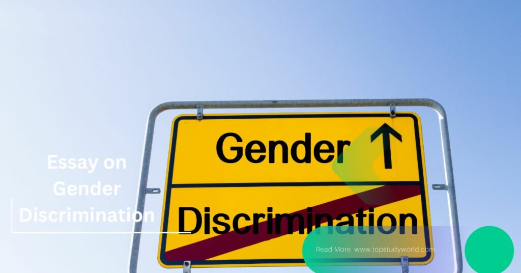 Essay On Gender Discrimination - Top Study World