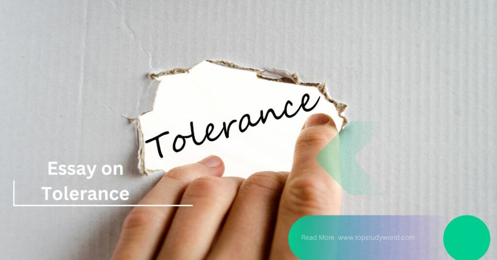 tolerance essay in english with quotations